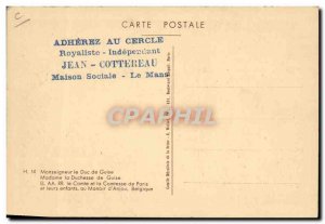 Old Postcard Monseigneur the Duke of Guise HRH the Count of Paris Prince Henr...