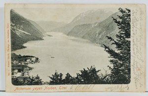 Austria Tirol Achensee gegen Norden to Hannover 1901 Postcard L2