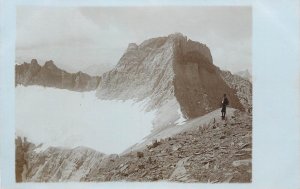 Austria Alpine mountaineers vintage photo postcard mountains scenic