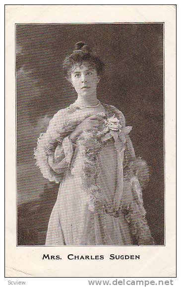 RP; Mrs Charles Sudgen, PU-1907