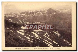 Postcard Old Chain of Picturesque Cantal and Puy Mary Griou