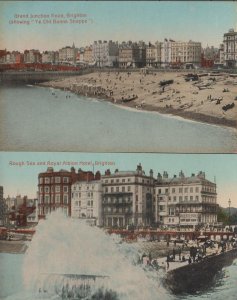 Brighton Sussex Bunne Bakers Shop Bakery & Disaster Sussex 2x Old Postcard s