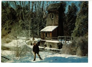 Winter Snow, Old Mill in Winter, Blair, Ontario