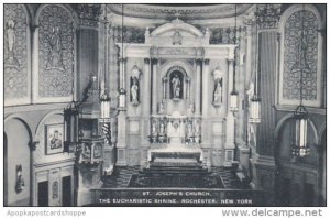 New York Rochester Saint Josephs Church The Eucharistic Shrine Artvue