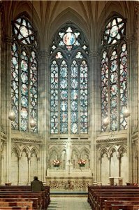 Vintage postcard of Lady Chapel, Saint Patrick's Cathedral