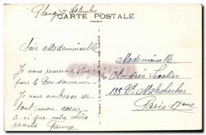 Plancy - L & # 39Aube Picturesque - Flower beds of Chateau Old Postcard