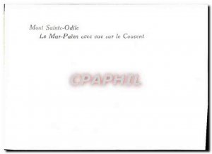 Modern Postcard Mont Sainte Odile The Pagan Wall overlooking the Convent