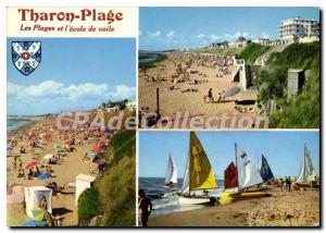 Postcard Modern Tharon beach St Michel Chef Chef beaches and Sailing School