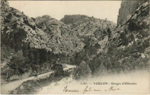 CPA Toulon Gorges d'Ollioules FRANCE (1096222)