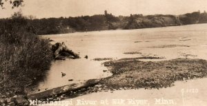 RPPC Photo Mississippi River Elk River Minnesota c.1925