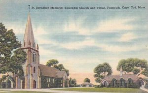 Massachusetts Cape Cod Saint Barnabas Memorial Episcopal Church And Parish Fa...