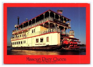 Missouri River Queen Kansas City Missouri Continental View Postcard #2 Riverboat