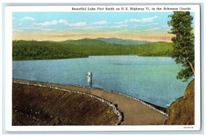 c1940 Beautiful Lake Fort Smith US Highway Arkansas Ozarks AR Vintage Postcard