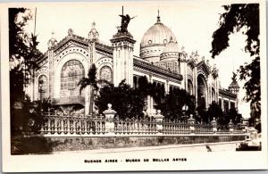 Buenos Aires, Museo de Bellas Artes, Art Museum Vintage Photo Postcard H22