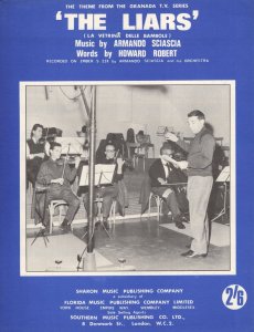 The Liars Theme From The ITV Television Show MINTSheet Music