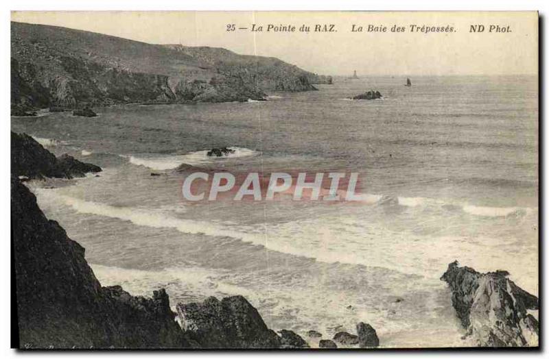 Old Postcard The Pointe du Raz Trepassey