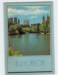 Postcard Central Park in the Heart of New York City, New York