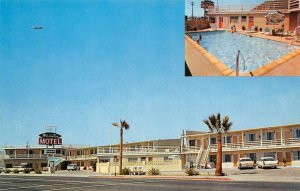 San Diego California Mission Bay Motel Multi-View Card Vintage Postcard U1584