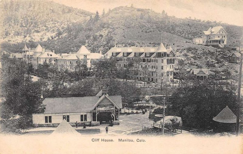 Manitou Colorado Cliff House Undivided Back Vintage Postcard U1750