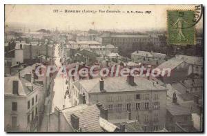 Old Postcard Roanne Vue Generale