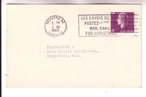 Canada Postal Stationery Elizabeth II 3 C, Parnate Tablets, Drug, Smith Kline...