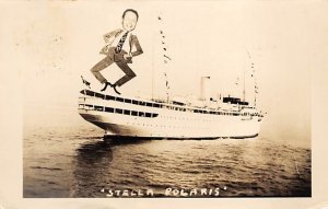 Stella Polaris Real Photo Bergen Steamship Company Ship 1946 