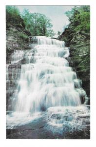 2 Waterfall Postcards Hector Falls New York Montmorency Falls Canada