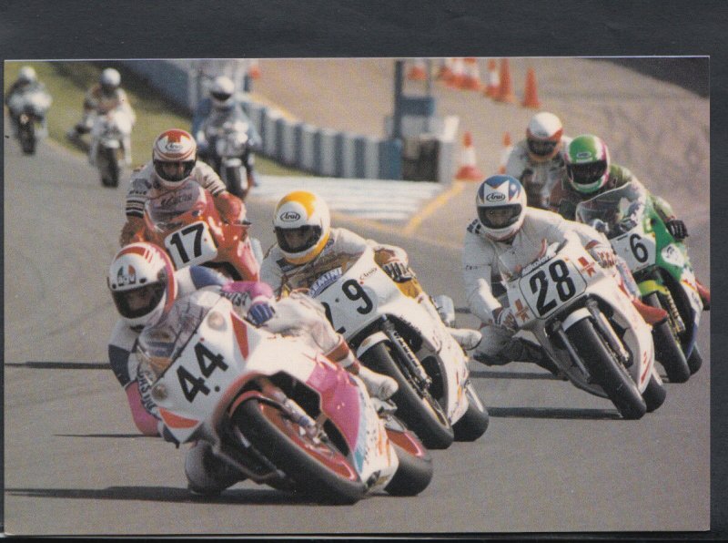 Sports Postcard - Motor Sport - Grand Prix Motorcycle Racing at Donington  T1365