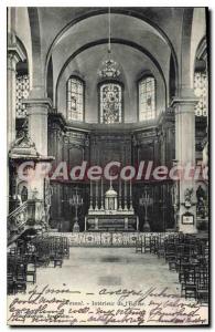 Postcard From Old Vesoul Interior I'Eglise