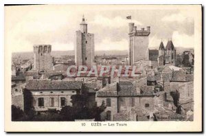 Old Postcard Uzes Tours