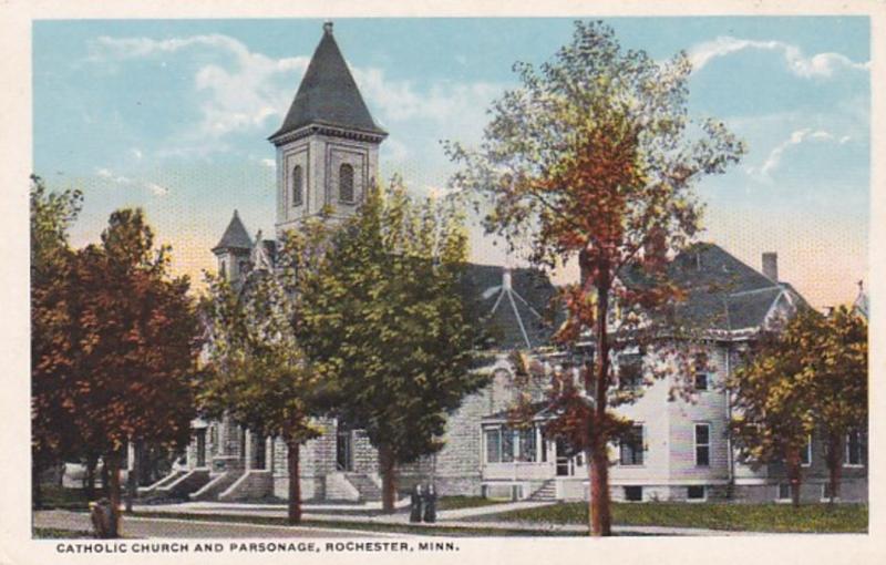 Minnesota Rochester Catholic Church and Parsonage