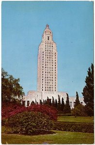 Louisiana State Capitol, Baton Rouge, Louisiana, Vintage Chrome Postcard