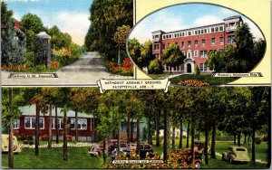 Linen Postcard Methodist Assembly Grounds in Fayetteville, Arkansas~2239