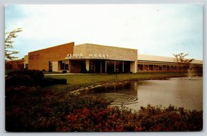 Factory~Bensenville Illinois~Flick-Reedy Corporation HQ Bldg~Vintage Postcard