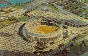 Flushing Meadow Park New York 1964 Postcard Shea Football Baseball Stadium 