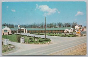 Roadside~Hopkinsville Kentucky~Jeff Davis Motel~Vintage Postcard