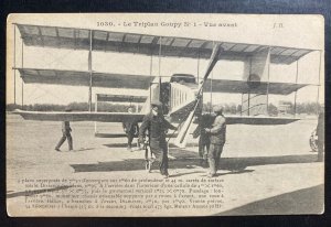 Mint France Real Picture Postcard Early Aviation Goupy #1 Triplane Before Flight