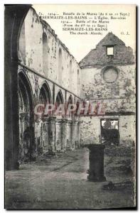 Old Postcard Sermaize-les-Bains L & # 39Eglise Netherlands Army Odds