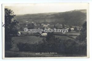 tq1130 - View across the the Fields to the Village of Winsford - postcard