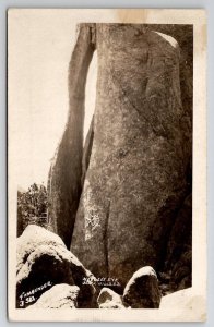 Black Hills South Dakota Needles Eye 1930 from Whitewood Fassbender Postcard C26