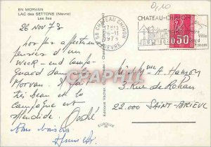 Postcard Modern Morvan Lake Settons (Nievre) The Islands