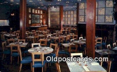 Greenwich Village Sea Fare Restaurant, New York City, NYC USA Unused light we...