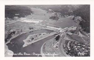 Oregon Bonneville Dam Oregon Washington Real Photo