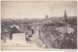 DIJON, Vue generale, prise de l'Eglise St. Michel, Cote d'Or, France, 00-10s