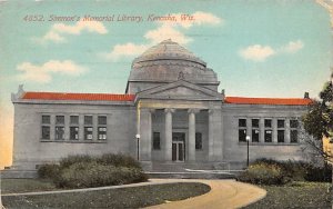 Simmons Memorial Library Kenosha WI USA Postcard