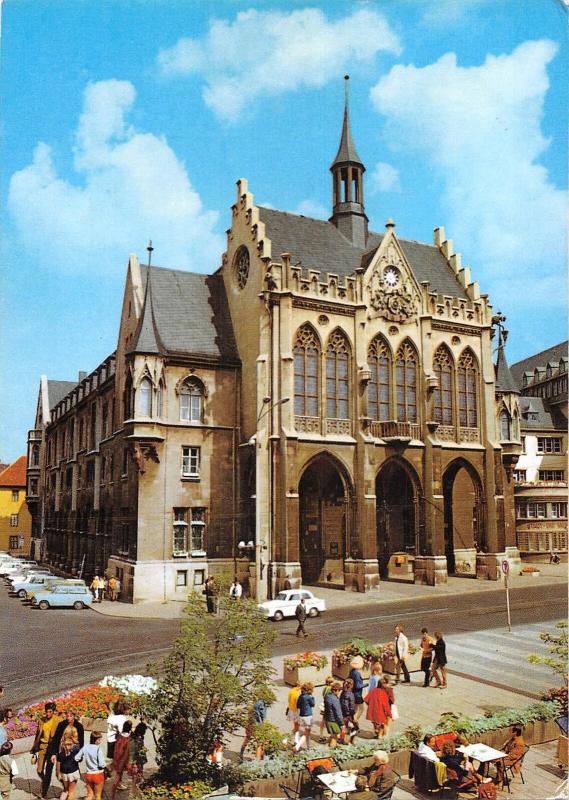 GG12768 Erfurt Rathaus Town hall Cars Voitures Street Promenade