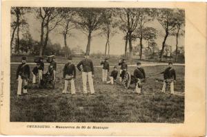 CPA CHERBOURG - Manceuvres du 80 de Montagne (209250)