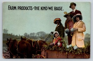 Farm Products   Pretty Women  Comic Romantic Humor   Postcard