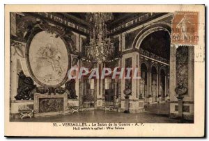 Postcard Old Versailles War Salon