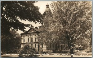 PAW PAN MI COURT HOUSE VINTAGE REAL PHOTO POSTCARD RPPC